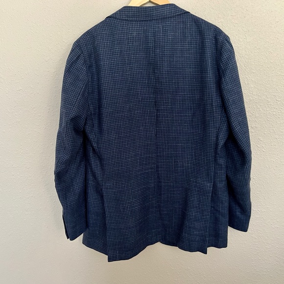 Suitsupply Mid Blue Check/Houndstooth Jacket size 44R - Picture 5 of 11